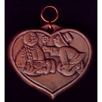 Бобруйск Медаль (плакетка) керамическая Сердечко
