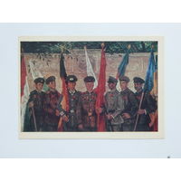 Переяславец военная  живопись 10х15 см