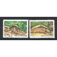 Опорные пункты партизан КНДР 1973 год  серия из 2-х марок