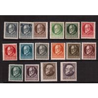 Германия(Бавария)-1916,(Мих.94А-115A)  ** / *  , 16 марок,  Король Людвиг III