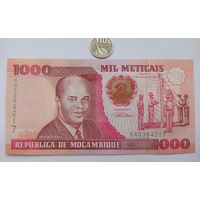 Werty71 Мозамбик 1000 метикал 1991 UNC банкнота