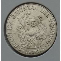 Уругвай 200 песо 1989 г. В холдере