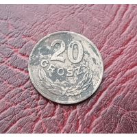 Польша 20 грошей 1949 год,  Медно-никель