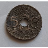 5 сантимов 1923 г. Франция