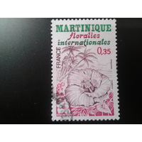 Франция 1979 Мартиника - колония, цветы