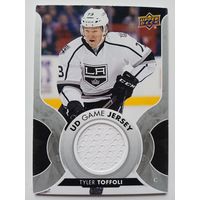 Хоккейная карточка НХЛ джерси Tyler Toffoli (Лос-Анджелес)