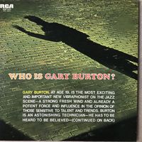 Gary Burton Who Is Gary Burton? Оригинал Japan 1976