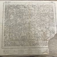Военно-топографическая карта  Рожанка-Щучин 1928г.