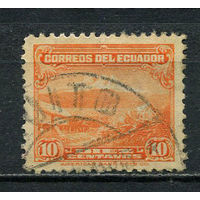 Эквадор - 1934/1946 - Гора Чимборасо 10С - [Mi.320] - 1 марка. Гашеная.  (LOT EZ45)-T10P23