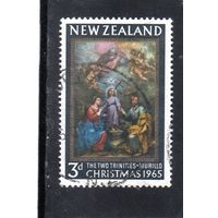 Новая Зеландия.Ми-445.Две Троицы. Мурильо. Серия: Рождество 1965.