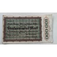 1923 год 100 000 марок   Германия