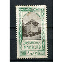 Королевство Румыния - 1906 - Выставка в Бухаресте. Деревенский дом 40B - [Mi.202] - 1 марка. MH.  (Лот 107AA)