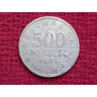 Германия 500 марок 1923 г. А