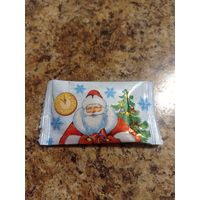 Этикетка от конфет, обертка от конфет Фон Барон. Дед мороз, ёлка, Новый год. лот 78