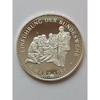 Медаль серебро Einfuhrung der Bundeswehr 1993