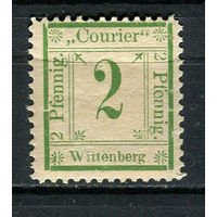 Германия - Виттенберг - Местные марки - 1896 - Цифры 2Pf - [Mi.1N] - 1 марка. MLH.  (Лот 89DA)