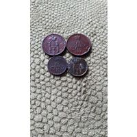 Монеты денежки и полушки Н1 и А2