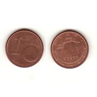 Эстония 1 цент 2012