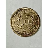 Германия 10 пфеннигов 1925  года . A