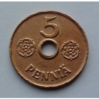 Финляндия 5 пенни. 1941