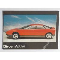 Календарик. Автомобиль Citroen Activia. 1992.