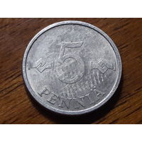 Финляндия 5 пенни 1983
