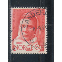 Норвегия 1968 100 летие Катинки Гульдберг - диаконисса и основательница первой школы медсестер в Норвегии #575
