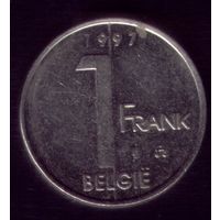 1 Франк 1997 год Бельгия