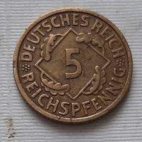 5 пфеннигов 1936 г. F. Германия