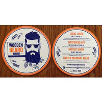 Подставка для пива "Wooden Beard Brewery" /С-П, Россия/ No 1