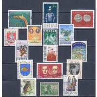 [2795] Литва. 16 гашеных марок.