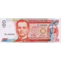 Филиппины 20 песо образца 2012 года UNC p182k