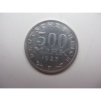 Германия 500 марок 1923 F ( состояние СУПЕР )