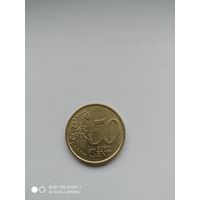 50 евроцентов , Нидерланды, 1999 год из обращения