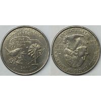 25 центов(квотер) США 2000г P, Южная Каролина