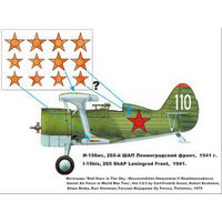 Декали для модели самолёта - красные звезды отпечатаны в выцветшем варианте.Высота большой звезды 21 мм.