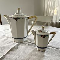 Антикварный чайный/кофейный набор Limoges. Франция. 1760