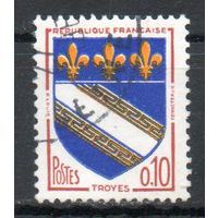 Стандартный выпуск Гербы провинций Франция 1963 год серия из 1 марки