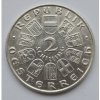 Австрия 2 шиллинга 1929 (Теодор Бильрот), серебро