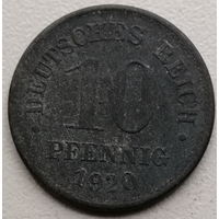 Германия 10 пфенниг 1920