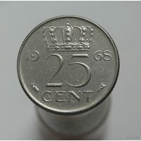 25 центов 1968 Нидерланды