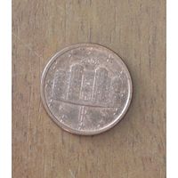 Италия - 1 евроцент - 2002