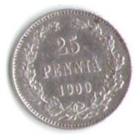 25 пенни 1909 год _состояние aUNC
