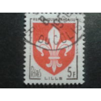 Франция 1958 герб г. Лилль