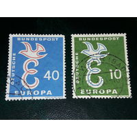 Германия ФРГ 1958 Европа СЕПТ Полная серия 2 марки