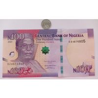 Werty71 Нигерия 100 найра 2021 UNC банкнота