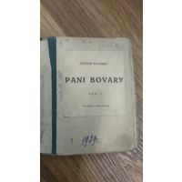Книга на польском языке Gustaw Flaubert  Pani Bovary  1936г