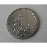 5 долларов Ямайка 1996 г.в. KM# 163