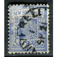 Австралийские штаты - Новый Южный Уэльс - 1897/1903 - Королева Виктория 2Р - [Mi.83] - 1 марка. Гашеная.  (LOT EX17)-T10P30