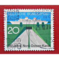 Германия, 1970 г., 75-летие Кильского канала